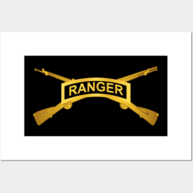 Ranger Tab w  Infantry Branch wo Txt Wall Art by twix123844